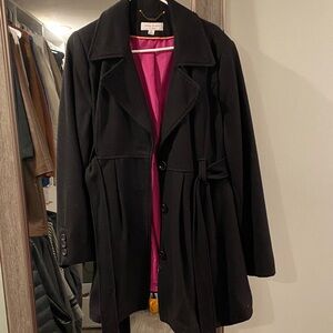 Black Women's Maternity Coat